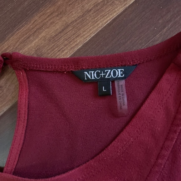 🍁SALE🍁 NIC+ZOE Sleeveless Tops size Large - Picture 6 of 7